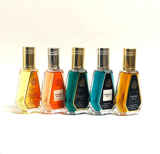 Lot de 5  formats 50 ml à 32  euros, 5 inspirations