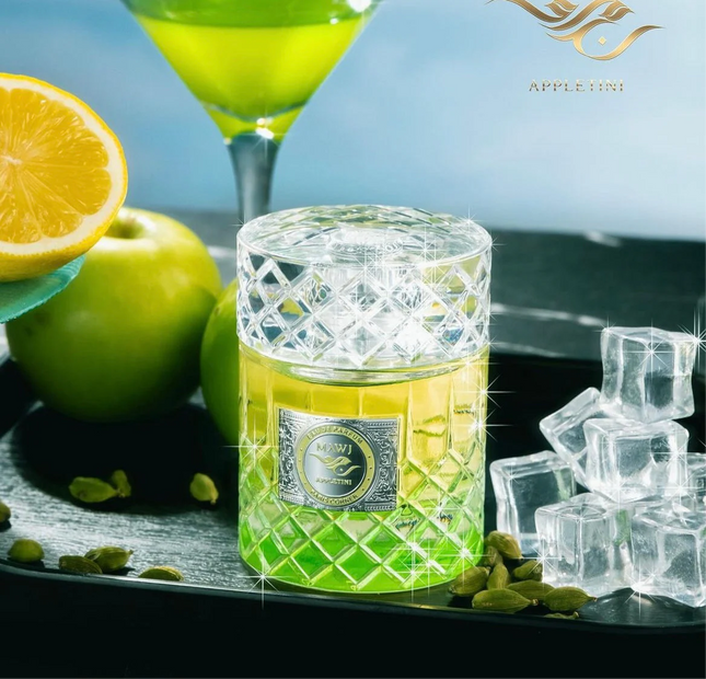 MAWJ APPLETINI (apple brandy on the rocks) un parfum à la pomme